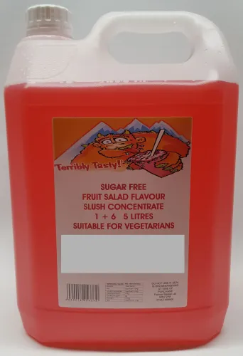 Fruit Salad Sugar Free Syrup (5 Litre) Terribly Tasty