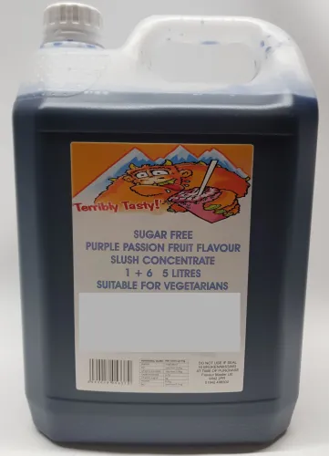 Purple Passion Fruit Sugar Free Syrup (5 Litre) Terribly Tasty